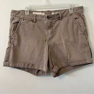 Pilcro and the Letterpress Khaki HYPHEN Bermuda Shorts Size 31